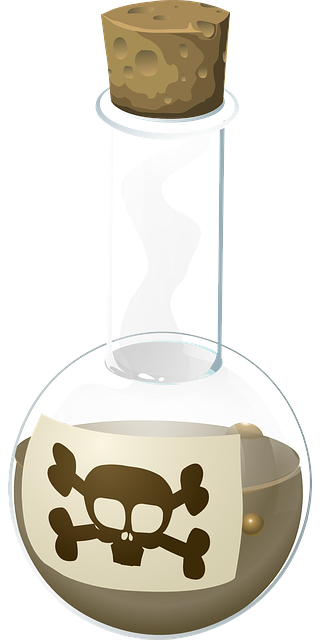 poison bottle graphic