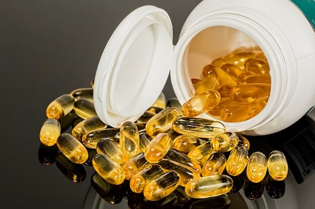 meds spilling out of bottle