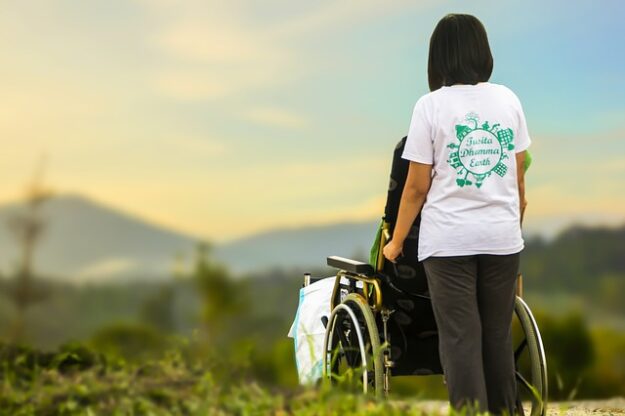 ALS wheelchair moss