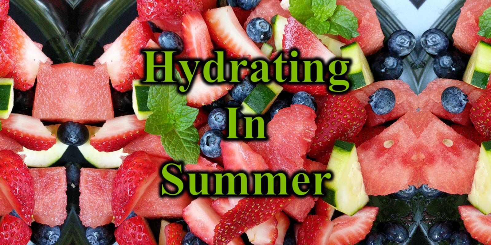 Hydrating in Summer