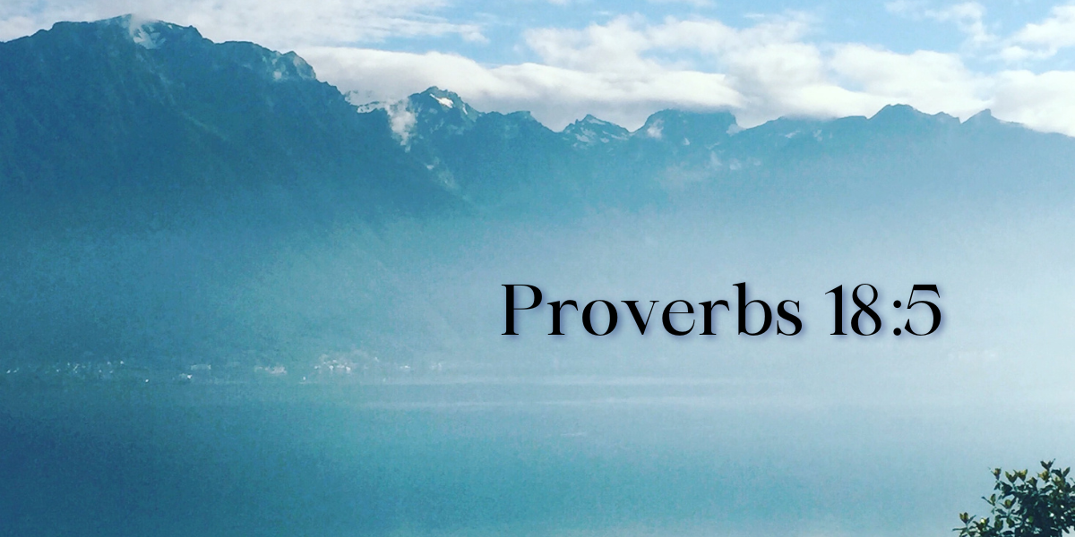 Prov 18 5