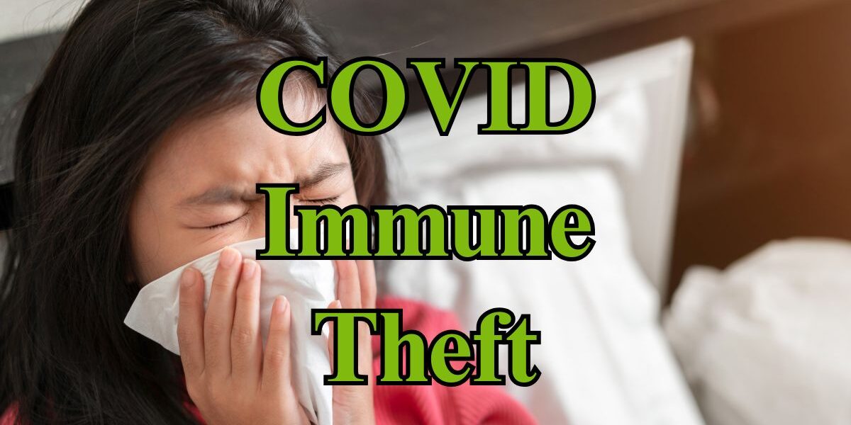 Woman coughing with title text