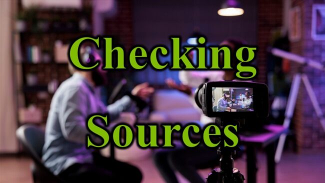 Checking Sources