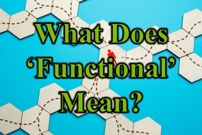 What Does Functional Mean
